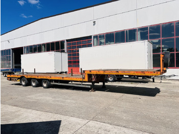 Lavloader semitrailer for transport av tunge maskiner Möslein STO 3 Schwebheim  3 Achs Satteltieflader Plato 45 t GGfür Fertigteile, Baumaschinen oder Container: bilde 4