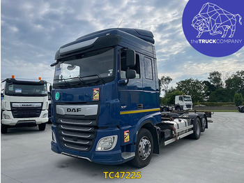 Container-transport/ Vekselflak lastebil DAF XF