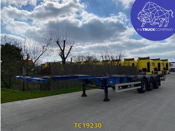 Container-transport/ Vekselflak semitrailer TURBO'S HOET