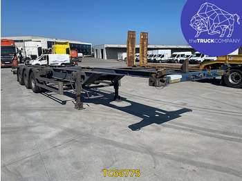 Container-transport/ Vekselflak semitrailer TURBO'S HOET