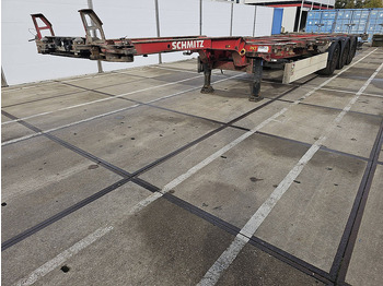 Container-transport/ Vekselflak semitrailer SCHMITZ SCF