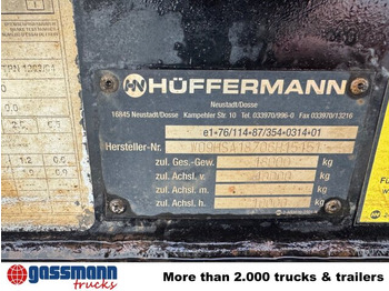 Krokhenger/ Liftdumper henger Hüffermann HSA 18.70 Schlittenabroller: bilde 4