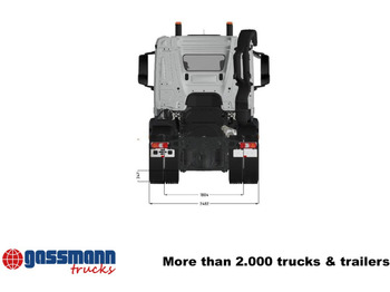 Ny Chassis lastebil Mercedes-Benz Arocs 3253 L 8x4/4, MultimediaCockpit, Navi,: bilde 4