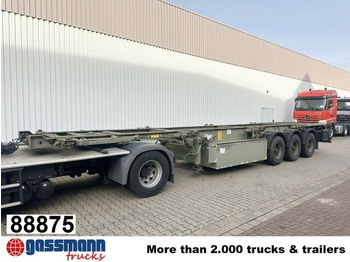Container-transport/ Vekselflak semitrailer SCHMITZ SCF