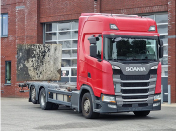 Container-transport/ Vekselflak lastebil SCANIA S 500
