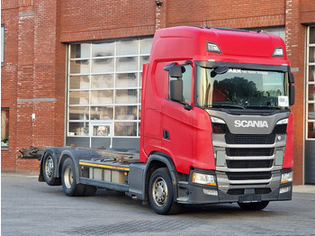 Container-transport/ Vekselflak lastebil SCANIA S 500
