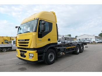 Container-transport/ Vekselflak lastebil IVECO Stralis