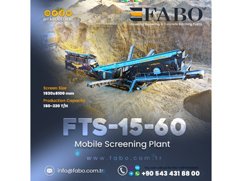 Ny Sikteverk FABO FTS 15-60 Mobile Screening Plant | Tracked Screening Plant [ Copy ]: bilde 1