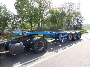 Container-transport/ Vekselflak semitrailer Broshuis MFCC / 45 ft disc brakes: bilde 1