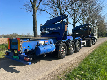 Container-transport/ Vekselflak semitrailer Pacton Steelbro MK6 Side loader / 20 - 40 ft / own diesel power pack / saf disc braks: bilde 2