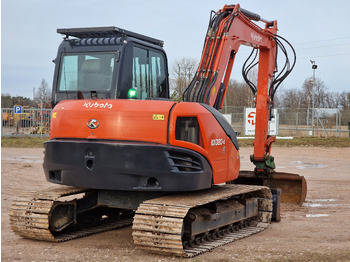 Minigraver KUBOTA KX080-4. Metal tracks.: bilde 4