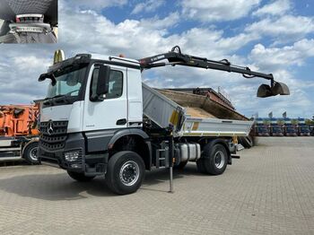 Tippbil, Kranbil Mercedes-Benz Arocs 1833 K 4x2 2-Achs Kipper Kran Funk: bilde 1