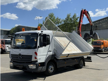 Varebil med tipp Mercedes-Benz ATEGO 818 4x2 Euro 6 Kipper Kran FASSI F65B.0.22: bilde 4