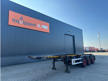 Container-transport/ Vekselflak semitrailer BURG
