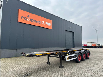 Container-transport/ Vekselflak semitrailer BURG