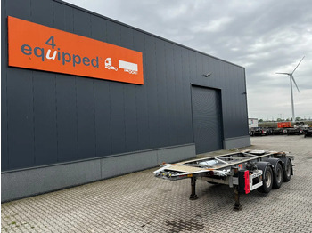 Container-transport/ Vekselflak semitrailer VAN HOOL 20'