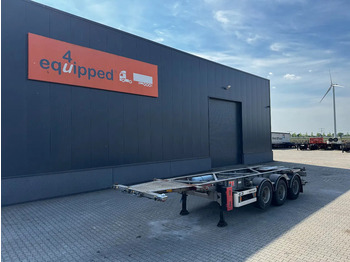 Container-transport/ Vekselflak semitrailer VAN HOOL 20'/30'