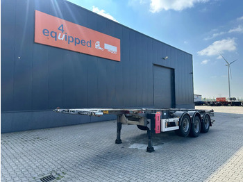 Container-transport/ Vekselflak semitrailer VAN HOOL 20'/30'
