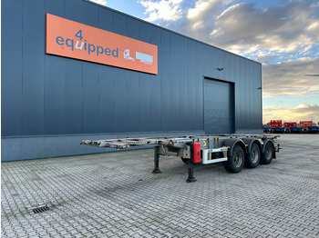 Container-transport/ Vekselflak semitrailer VAN HOOL 20'/30'