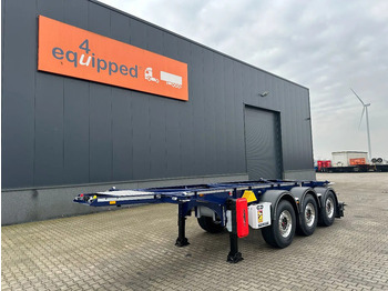 Container-transport/ Vekselflak semitrailer VAN HOOL 20'