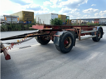Container-transport/ Vekselflak tilhenger DEOM - SCHMIT R202P 2-AS CONTAINER TRANSPORT - BPW - GOEDE BANDEN - LUCHTVERING - BELGISCHE PAPIEREN: bilde 3