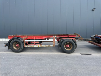 Container-transport/ Vekselflak tilhenger DEOM - SCHMIT R202P 2-AS CONTAINER TRANSPORT - BPW - GOEDE BANDEN - LUCHTVERING - BELGISCHE PAPIEREN: bilde 5