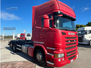 Container-transport/ Vekselflak lastebil SCANIA R 450