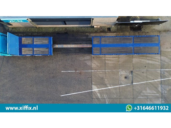 Åpen semitrailer Doll 3-ass. Vlakke uitschuifbare oplegger / Naloop gestuurd / 14091: bilde 3