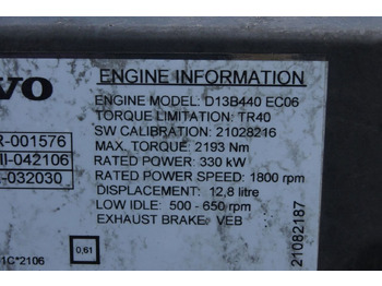 Motor for Lastebil Volvo D13B440 EC06 Volvo FH, FM: bilde 4