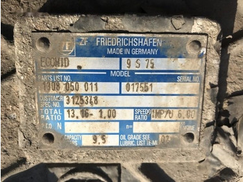 Girkasse for Lastebil Volvo ECOMID ZF 9S 75   Volvo FL6: bilde 3