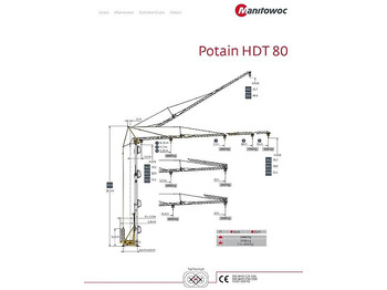 Selvreisende kran POTAIN