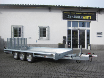 Maskinhenger HULCO TERRAX Aluboden 394x188x27cm Heckrampe 100cm Tridem (XL) 3500kg: bilde 4