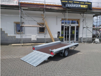 Maskinhenger HULCO TERRAX Basic 294x150x27cm Heckrampe 100cm (M) 12" 1800kg: bilde 2