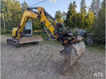Beltegraver Excavator Wacker Neuson ET90, Tiltrotator, buckets (Video): bilde 2
