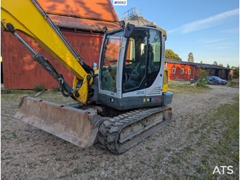 Beltegraver Excavator Wacker Neuson ET90, Tiltrotator, buckets (Video): bilde 4