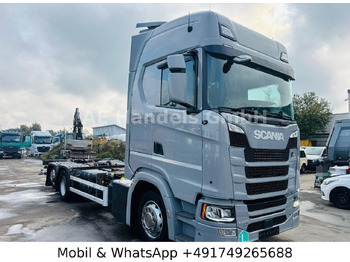 Container-transport/ Vekselflak lastebil SCANIA S 450