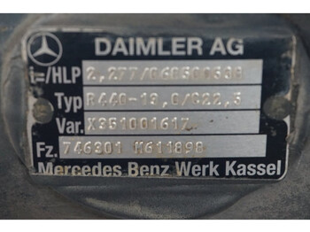 Bakaksel for Lastebil Mercedes-Benz R440-13A/C22.5 41/18 I=2.278: bilde 4