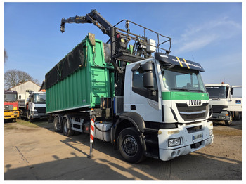 Tippbil, Kranbil IVECO STRALIS 420 6X2 TIPPER CRANE KESLA 17 TON 2 EXT STEERING REAR AXLE: bilde 2 Tippbil, Kranbil IVECO STRALIS 420 6X2 TIPPER CRANE KESLA 17 TON 2 EXT STEERING REAR AXLE: bilde 2