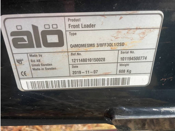 Frontlaster for traktor Reservdelar/ Parts till Ålö Quicke Q4 M: bilde 2