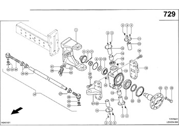 Aksel og deler CLAAS