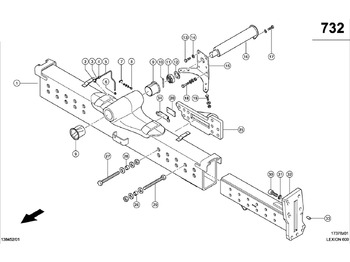 Aksel og deler CLAAS