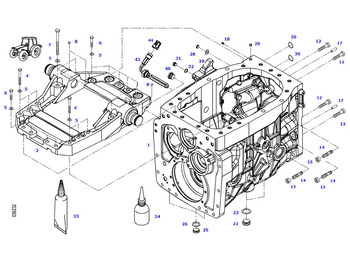 Girkasse og deler FENDT