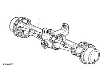 Foraksel JOHN DEERE