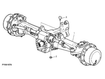 Foraksel JOHN DEERE