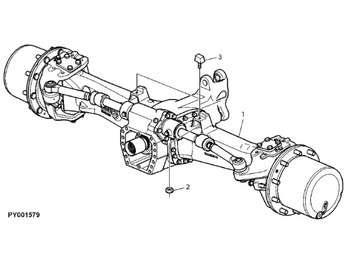 Foraksel JOHN DEERE