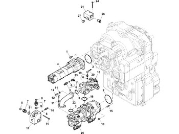 Hydraulisk pumpe JOHN DEERE