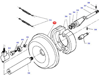 Bremsetromel MASSEY FERGUSON