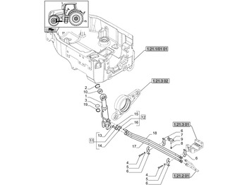 Hydraulisk sylinder NEW HOLLAND