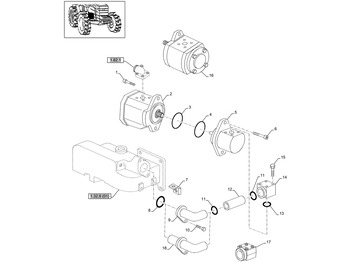 Hydraulisk pumpe NEW HOLLAND