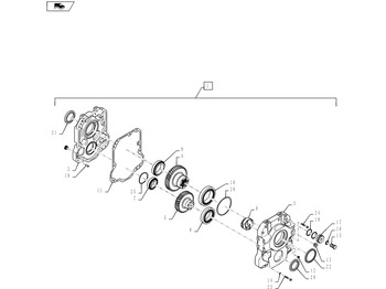 Hydraulisk pumpe NEW HOLLAND